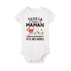 You Are The Best Mom Happy First Mother's Day Printed Baby Bodysuit Cute Newborn Summer Romper Boys Girlls Short Sleeve Jumpsuit 6