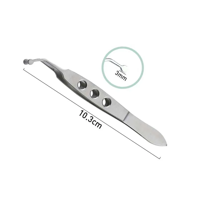 1pcs Stainless Steel/titanium Meibomian Massage Tweezer Clamp Gland Flap Eyelid Forceps Clip Ophthalmic Eye Tool 6Types Optional
