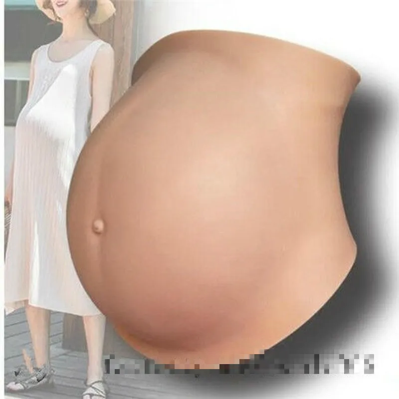 

Handmade Premium Fake Belly Month Pregnant Pregnancy Baby Bump Silicone Prosthetics Tummy Cosplay Top Selling Product In 2019