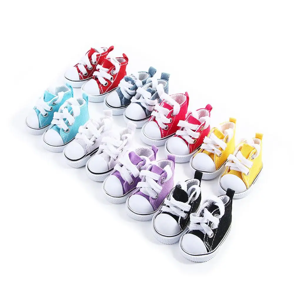 Accessories Handmade 1/6 Dolls Casual Shoes Mini Shoes For Children BJD Doll Shoes Doll Shoes Doll Sneakers Doll Canvas Shoes