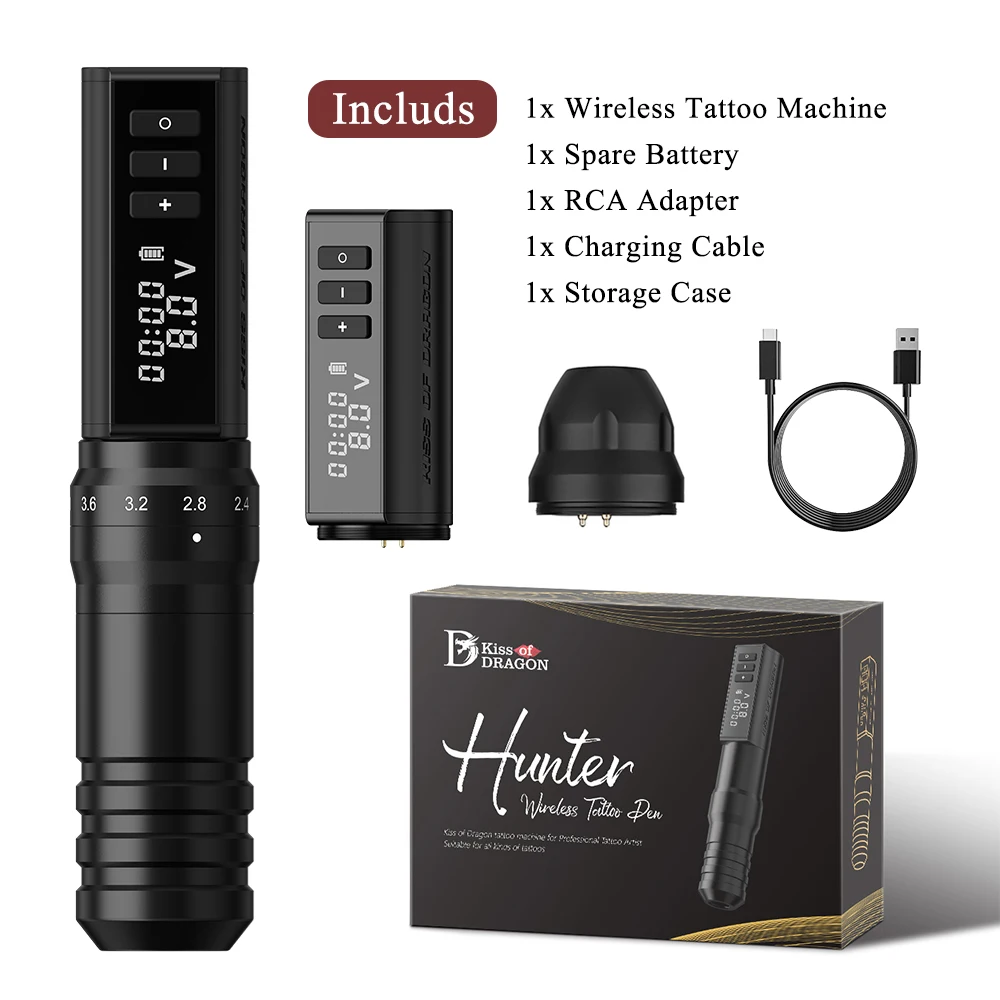 Kiss of Dragon XNET Hunter MAX-入れ墨の芸術家のための調節可能な