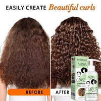50ml Hair Volumizing Cream Anti-Frizz Bouncy Resilient Enhancer Styling Lotion Natural Wavy Wigs Styling Hair Conditioner 1