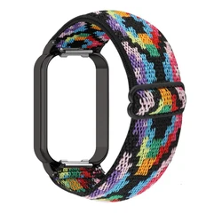Elastic Nylon Loop Strap for Smart Bands - Active Wristband Bracelet Accessories (Colorful)