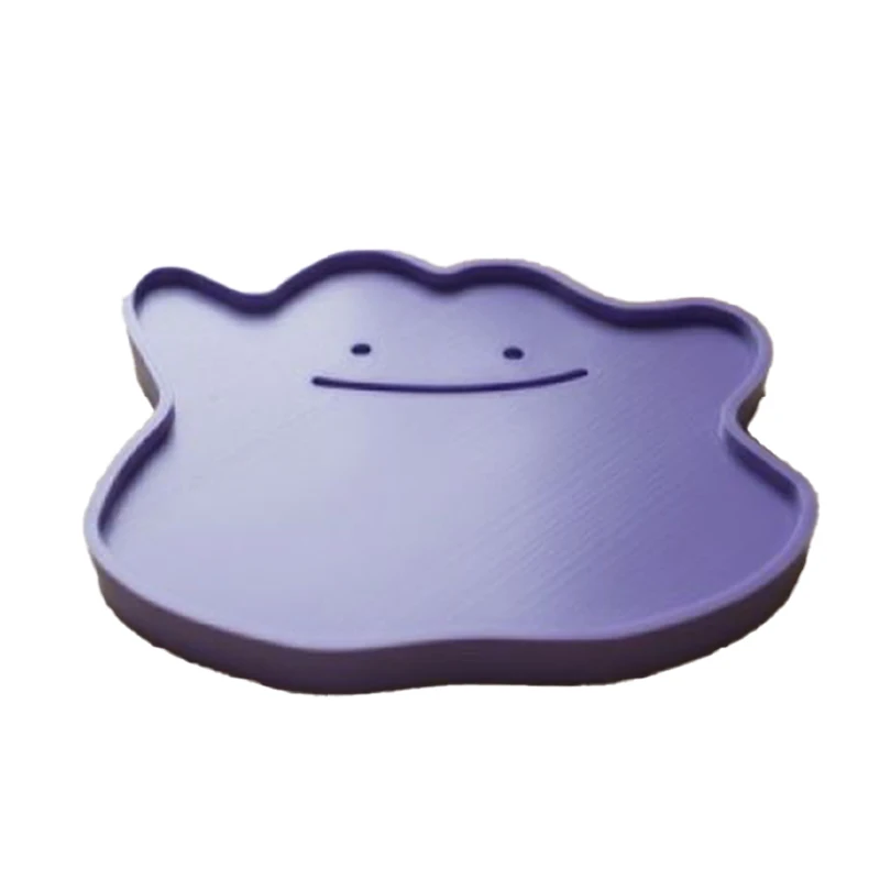 Vassoio portaoggetti Kawaii a forma di Ditto, organizer da scrivania a tema anime per piccoli oggetti, decorazione creativa per la casa, regalo perfetto per ragazze - immagine 3