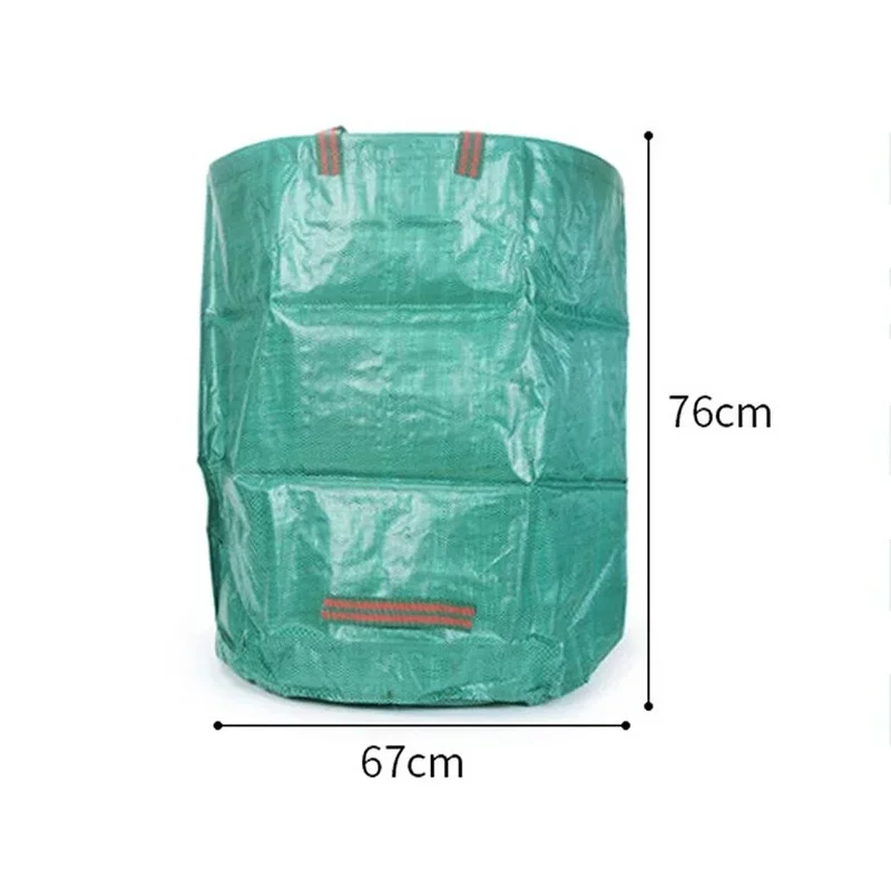 Large Capacity Garden Bag Reusable Leaf Sack Light Trash Can Foldable Garden Garbage Waste Collection Container Storage Bag garden waste bag