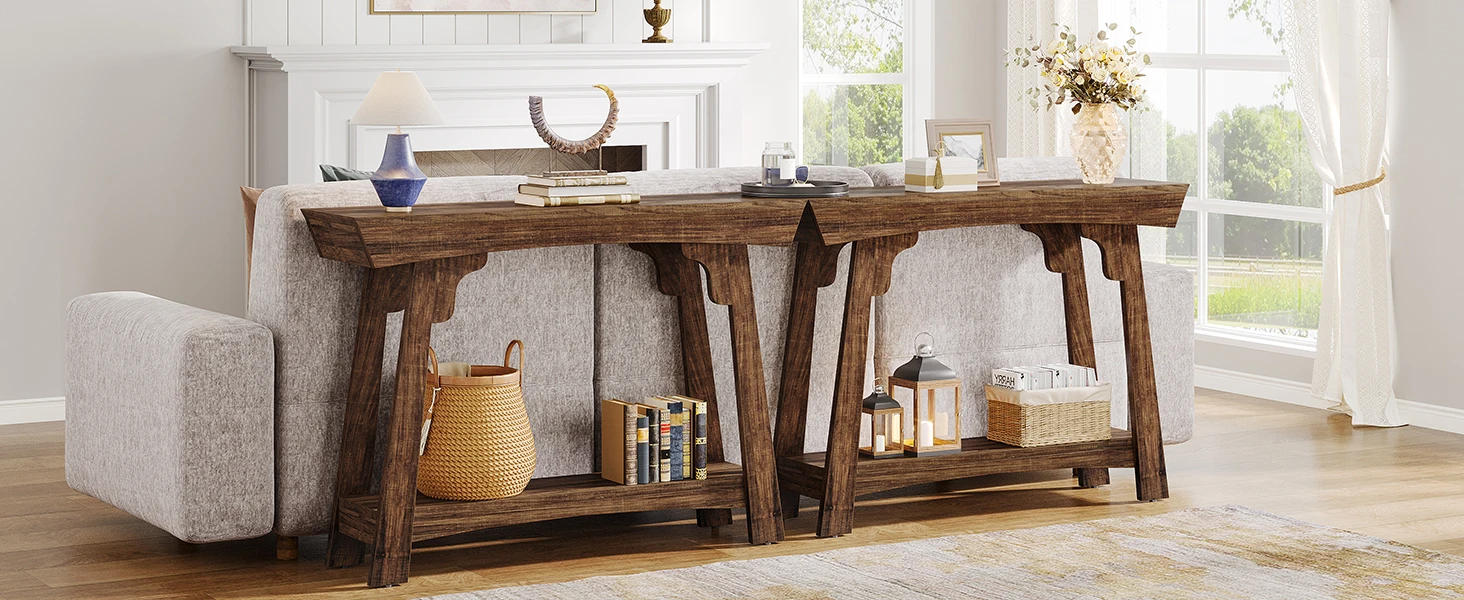 narrow sofa table for living room
