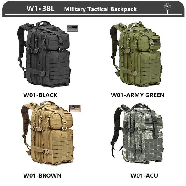 Molle Webbing Molle System Bag 30L/50L Large Capacity Mens Hiking Backpack Army Military Tactical 3P Molle Webbing Molle System Bag 30L/50L Large Capacity Mens Hiking Backpack Army Military Tactical 3P
