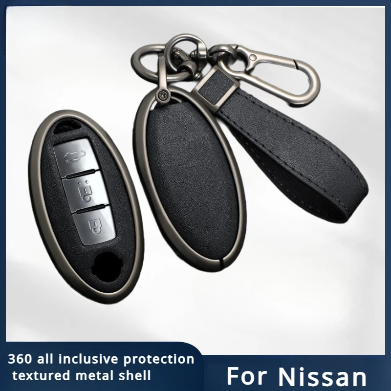 

Key Case Cover Shell For Nissan Qashqai X-Trail Versa Maxima Altima Rogue Murano Juke Tiida Infiniti FX35 QX60 Accessory