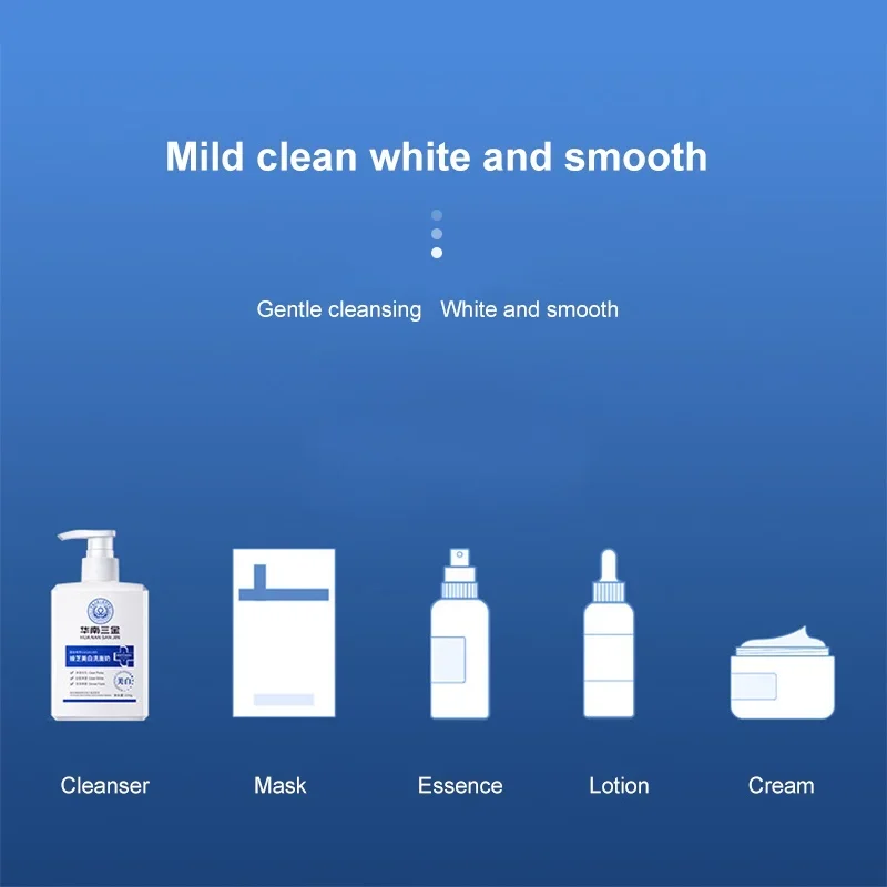 Face Wash 220g Facial Cleanser Whitening Foaming Deep Cleansing Refreshing Oil Control