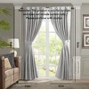 Pleat Curtain Panel with Tieback - Single Panel for Window Décor 3