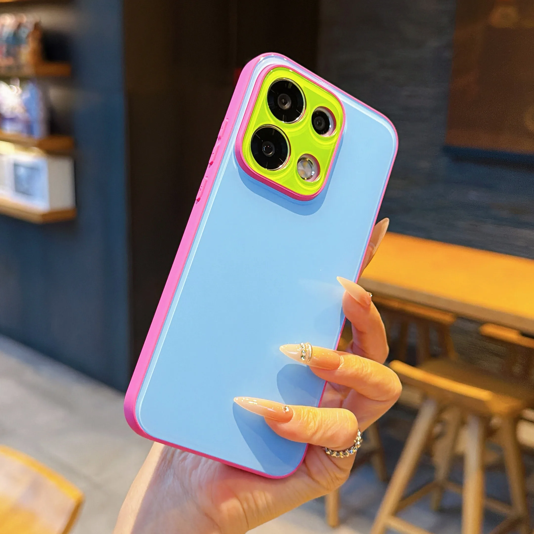 Crystal Clear Hard Back & Soft Silicone Phone Case - Transparent Design