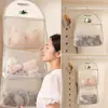 Multi-layer Storage Mesh Bag Save Space Wardrobe Hanging Socks Storage Bags Large Capacity Multi-function Dormitory Storage Tool 5