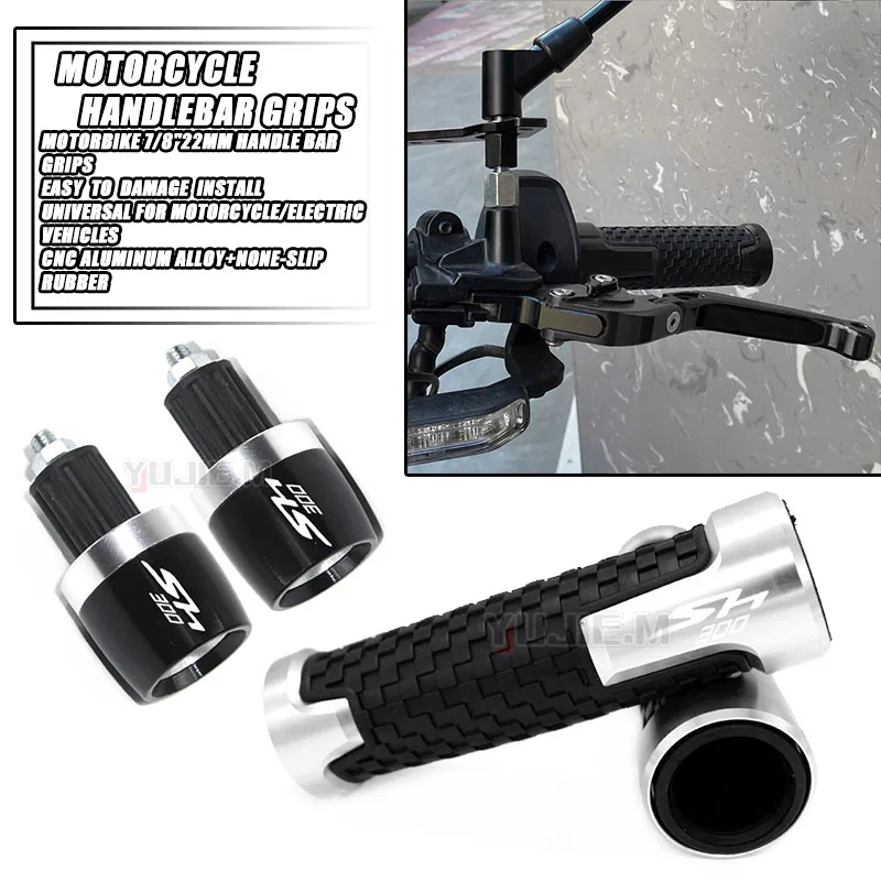 

Для HONDA SH300 SH300i SH 300 2011-2021 2014 2015 2016 2017 2018 2019 2020 22 мм ручки для мотоциклетного руля ручки захват заглушки Штепсель