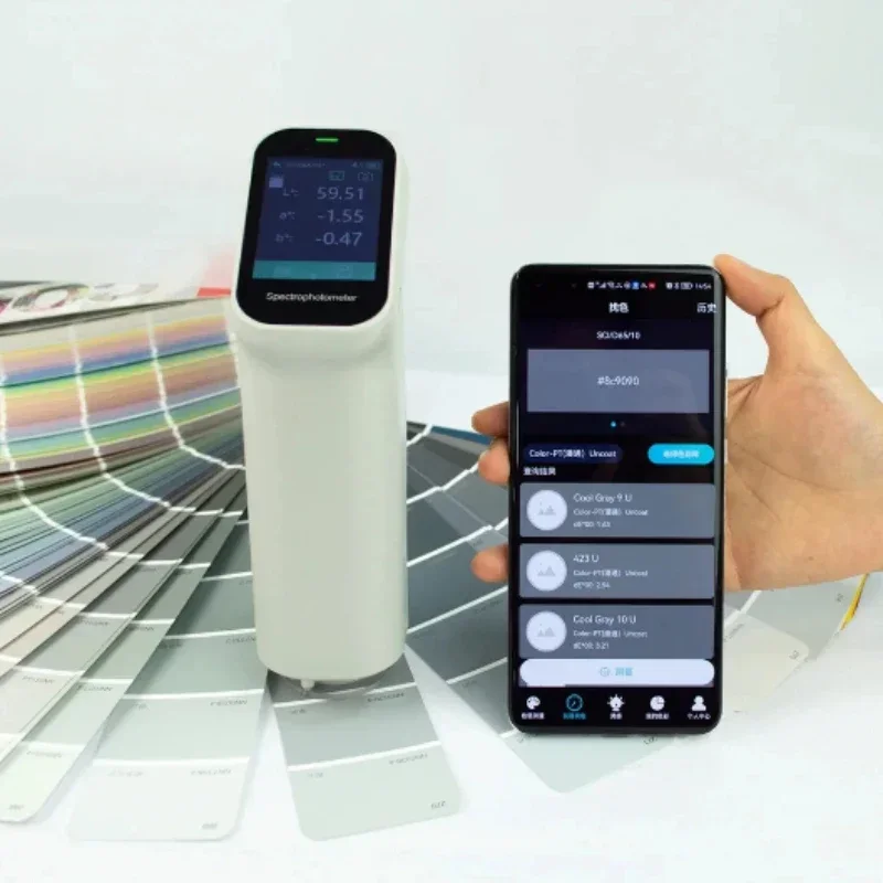 Color Difference Meter High Precision Color Difference Meter Portable Paint Ink Printing Textile Color Difference Detection 5