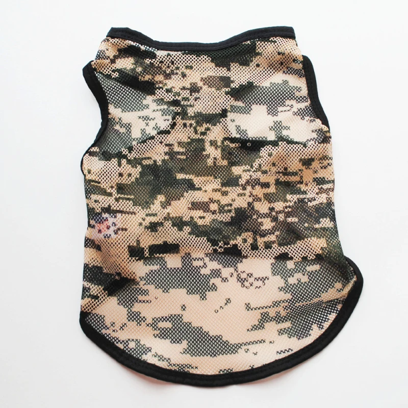 Camouflage Dog Vest Cheap Pet Clothes Cat Puppy Small Dog Clothing