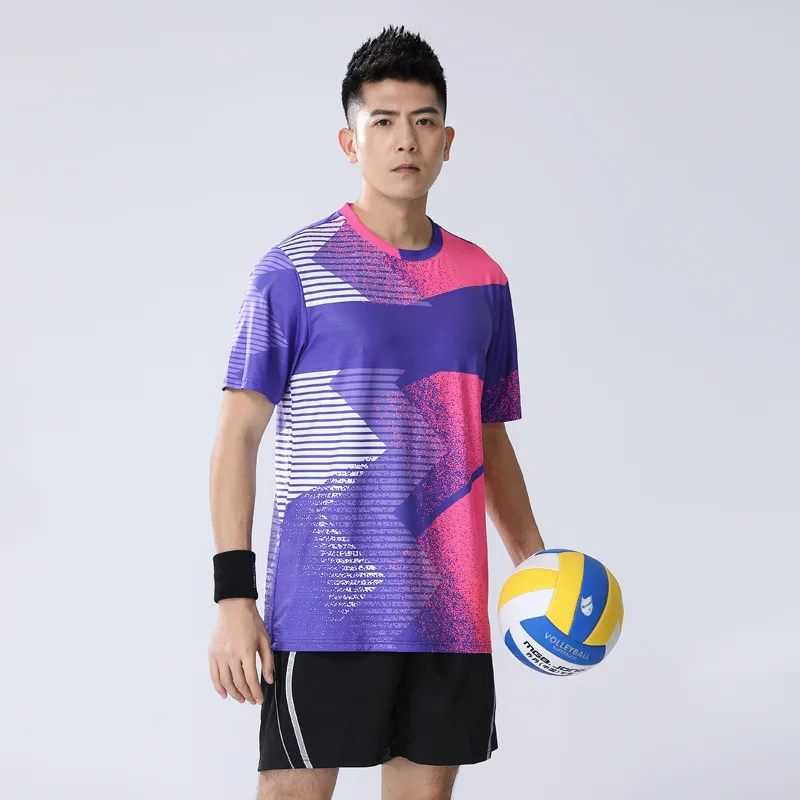 Table tennis uniform short sleeved set for men's and women's volleyball and badminton children's sports training clothes