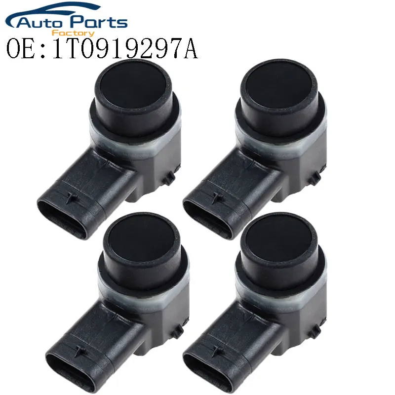

4 шт., Автомобильный датчик парковки для VW Audi A3 A6 A7 A8 Q3 Golf Plus Touran Sharan Passat CC Seat 1T0919297A