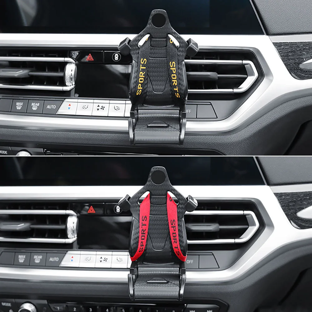 Racing Seat Autotelefonhalter Halterung Ständer mit Saugnapf für iPhone Samsung Smartphone Mobile Cell Support Bracket – Detail 10