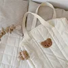 2024 Cloth Bag Tote Bag Fashion Going Out Large Capacity Fashion Mommy Bag Baby Bag Korean Style Hand Bags Mommy Shoulder Bag 3