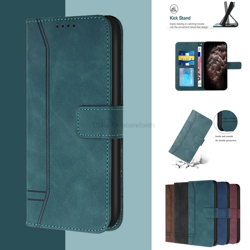 For Xiaomi Redmi 13C Case Redmi 13C Coque Leather Wallet Flip Book Cover on sFor Xiaomi 13C Xiomi Redmi13C Phone Case Fundas