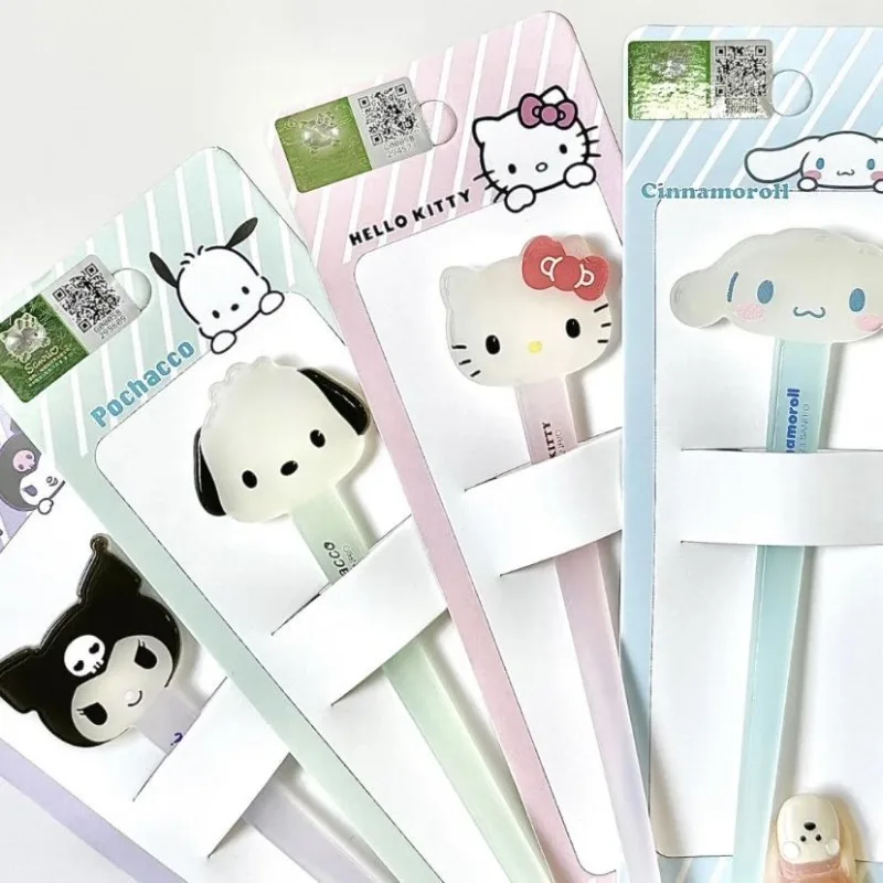 

Sanrio Kawaii Hello Kitty Kuromi My melody bookmarks for elementary school students creative cartoon stationery office supplies