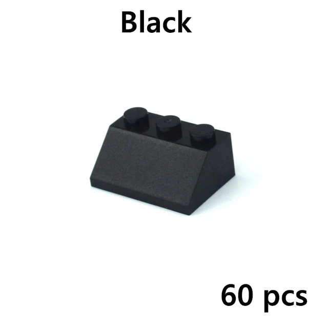 Creative Educational Building Block Roof Tile Slope - Thick Figure Assembly Toy Set
