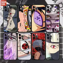 

Naruto Anime Eyes Case For Apple iPhone 11 13 12 Pro 7 XR X XS Max 8 6 6s Plus 5 5S SE 2020 Black Soft Phone Cover
