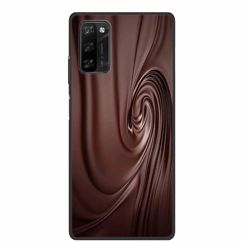 Stylish Black Silicone Phone Case - 6.67 Fashion Soft Back Cover