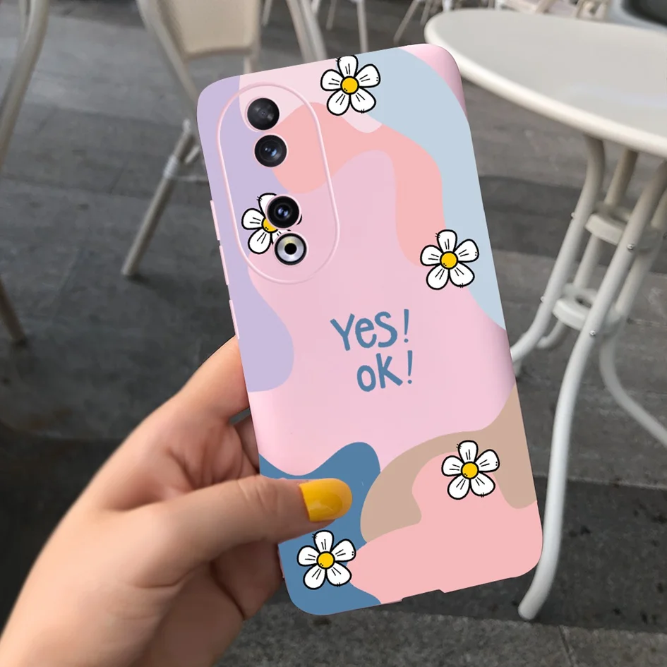 Fashion Leopard Painted Matte Soft Phone Case for Huawei Honor 90 Series