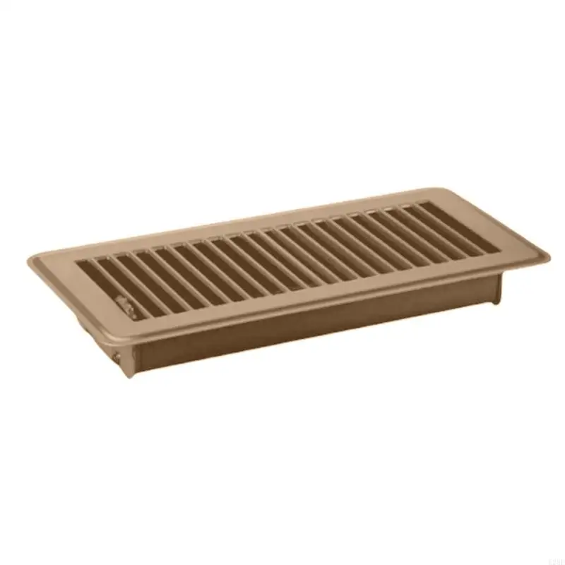 E28F Floor Register Heavy Duty Metal Vent Grille with Adjustable airflows Walkable Floor Vent Covers Robusts Steel Designs