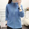 Women's Fleece Polar Coat Warm Thicken Plus Size Letter Printing Double-Sided Velvet Outerwear Coats Zipper Sports Sweatshirt 5