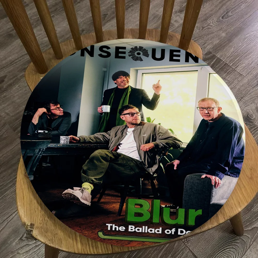 Popular Rock Singer Star B-Blur Modern Minimalist Style Fabric Cushion Non-slip Living Room Sofa Stool Tatami Office Stool Mat 4