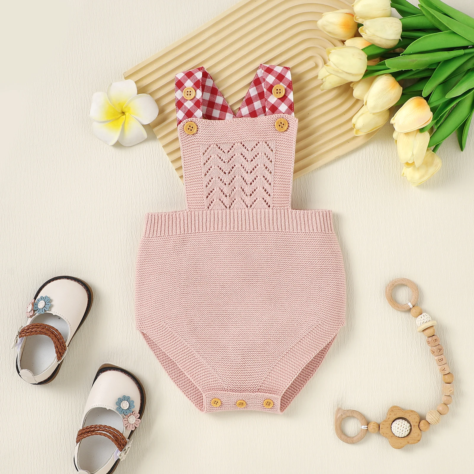 

Baby Bodysuit Knit Cotton Newborn Girl Boy Jumpsuit Fashion Sling Hollow Out Infant Kid Clothes Sleeveless Summer 0-18M Overalls