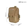 Tactical Molle Pouch Sports Waist Bag EDC Bag  Outdoor Emergency Bag Multi-functional Tools Pouch Hunting Running Bags 2