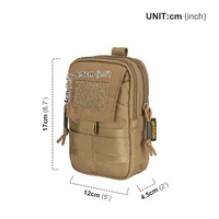 Tactical Molle Pouch Sports Waist Bag EDC Bag  Outdoor Emergency Bag Multi-functional Tools Pouch Hunting Running Bags 2
