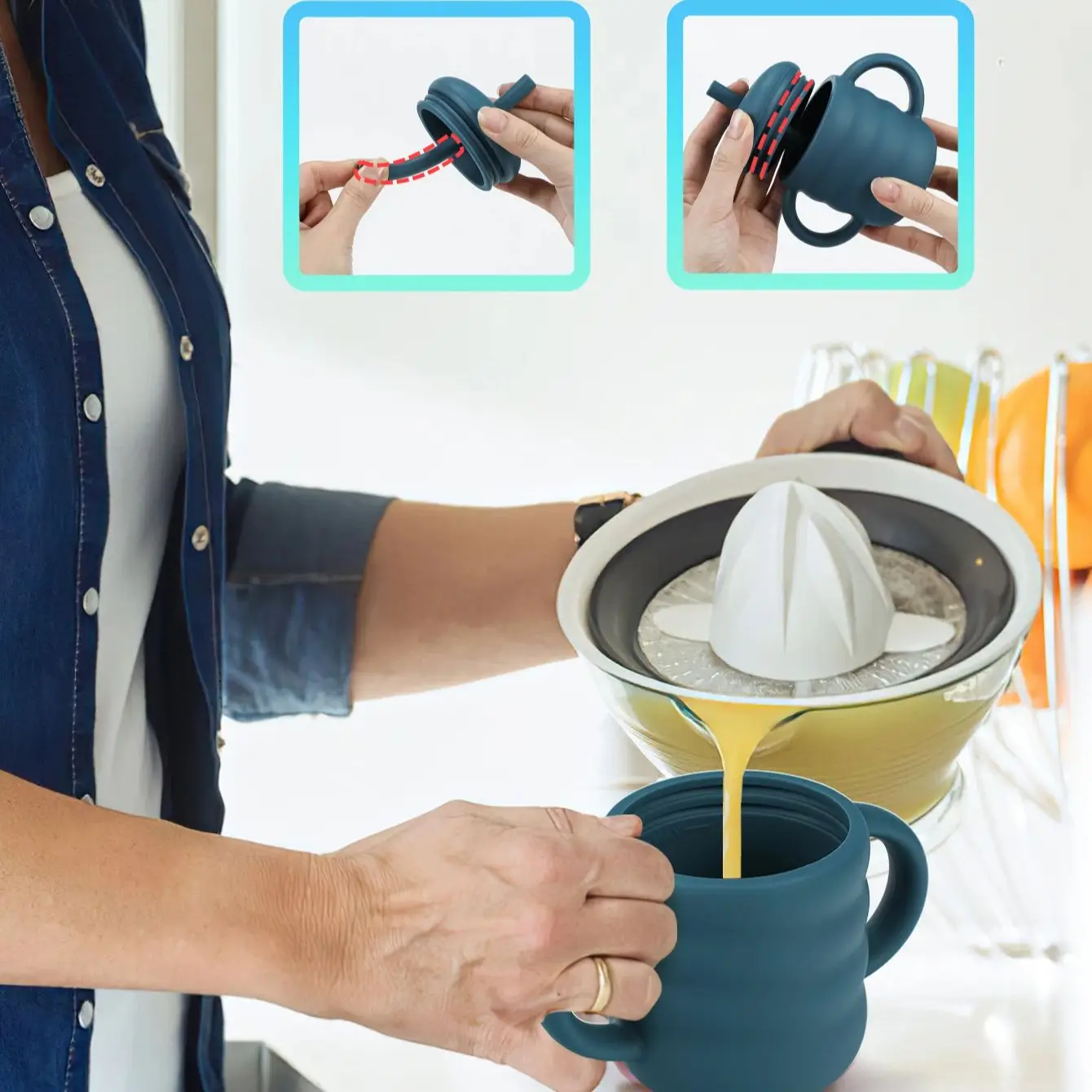 Baby Silicone Cup Portable Drinking Straw Cup Children Leak-proof Breastfeeding Bottle Baby Feeding Learning