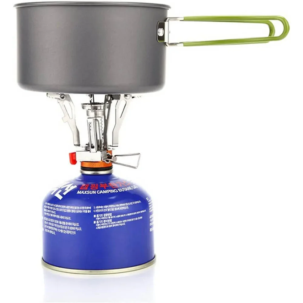 Camping cookware Foldable Stove Ultra-light Alloy Gas Stove for Camping Hiking Portable Outdoor Cooking Picnic Cooker