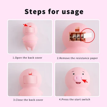 Female Tongue Licking Vibrator Anal Clitoris Stimulator Nipple Massager Soft Cute Pig Tongue Masturbator Erotic Machine Sextoys 5