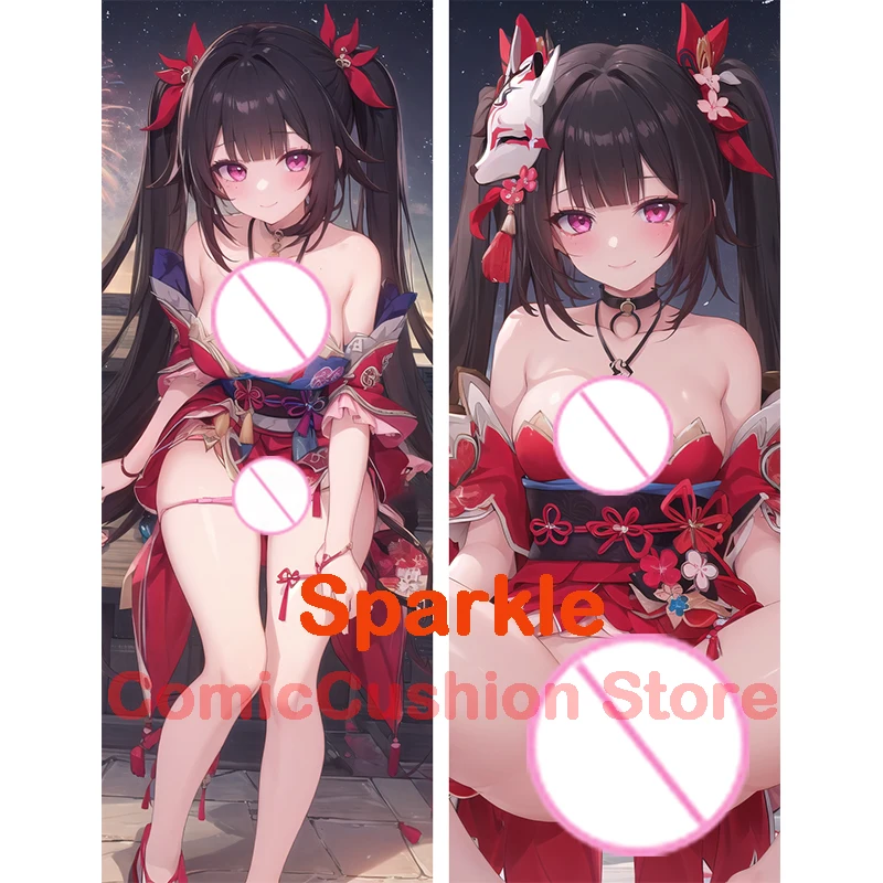 

Dakimakura anime Sparkle Honkai Star Rail Double-sided Print Life-size body pillows cover Adult pillowcase