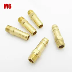 5 Pcs M3/M4/M5/M6 Brass Motor Cooling Water Nipple Nozzle Metric Thread Injection Molding Knurl Embedded Insert Nut Nutsert