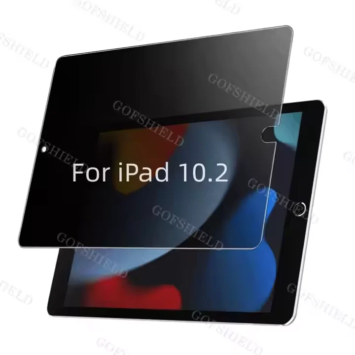 Tablets Privacy Screen Protector For iPad 10.2 Blue Light Cut Privacy Filter Anti Fingerprint Reduce Glare Anti Spy Film