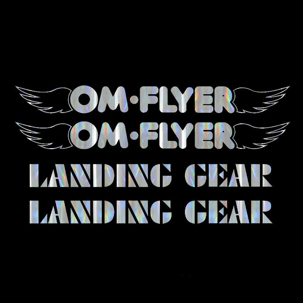 Per Se Racing "Om Flyer" Sticker Set Decalcomanie Per Bici In Vinile Qualsiasi Colore