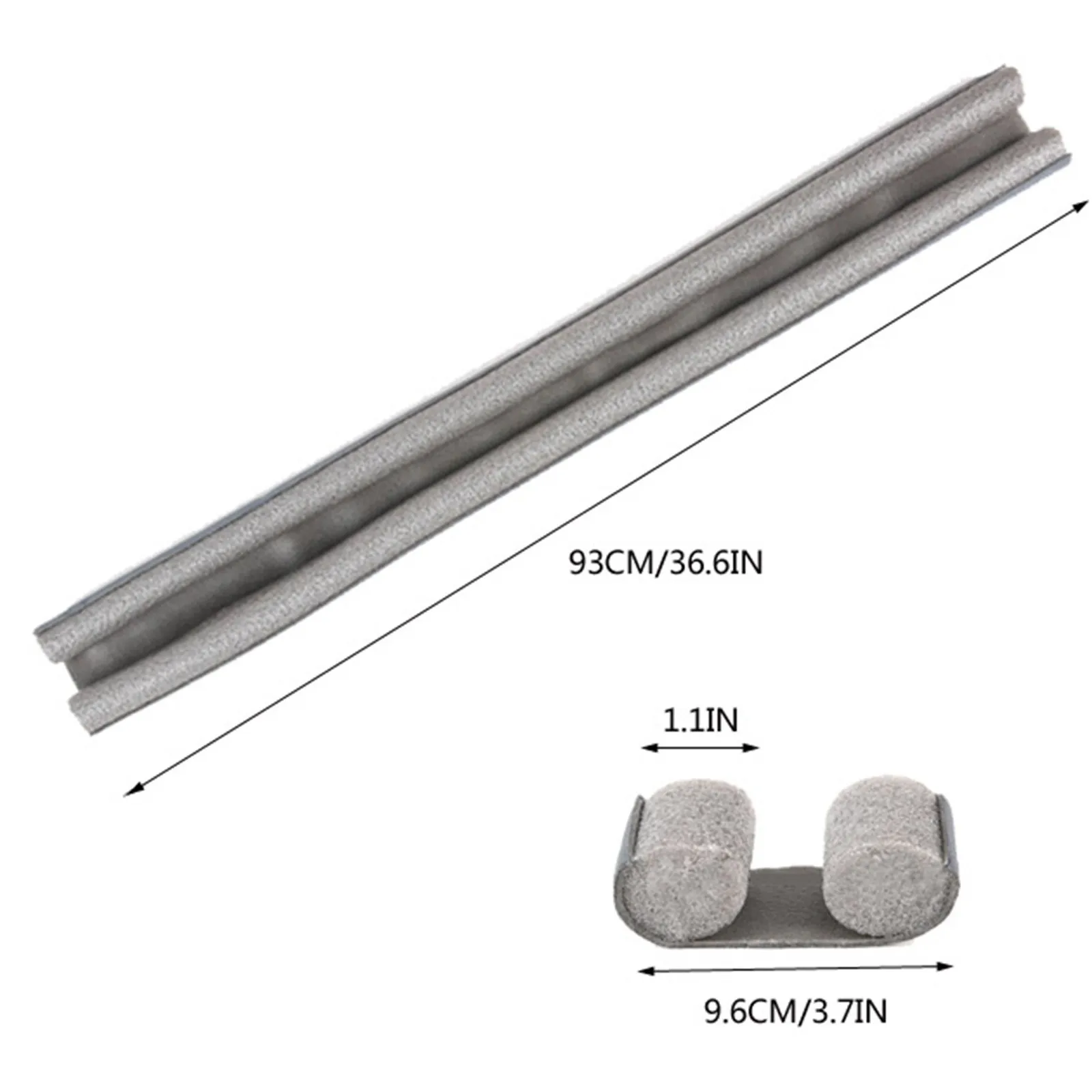 Door Draft Stopper, 36inch Under Door Draft Noise Blocker, Window Breeze Blocker Adjustable Sweeps Seal
