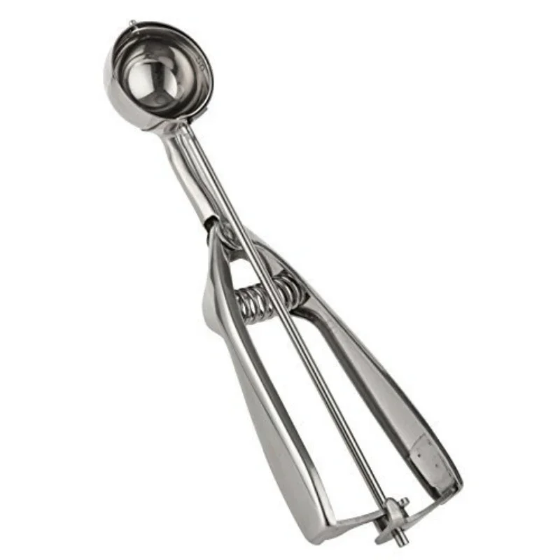 Ice Cream Scoop Ice Cream Spoon 3 Size Stainless Steel Spring Handle Mash Potato Watermelon Ball Scoop Home Kitchen Accessories