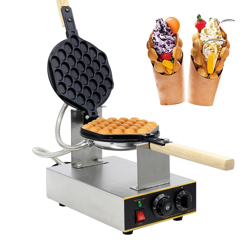 

Waffle Cake Machine Electric Commercial Egg Waffle Snack Machine Hong Kong Style Egg Waffle Rotating Machine