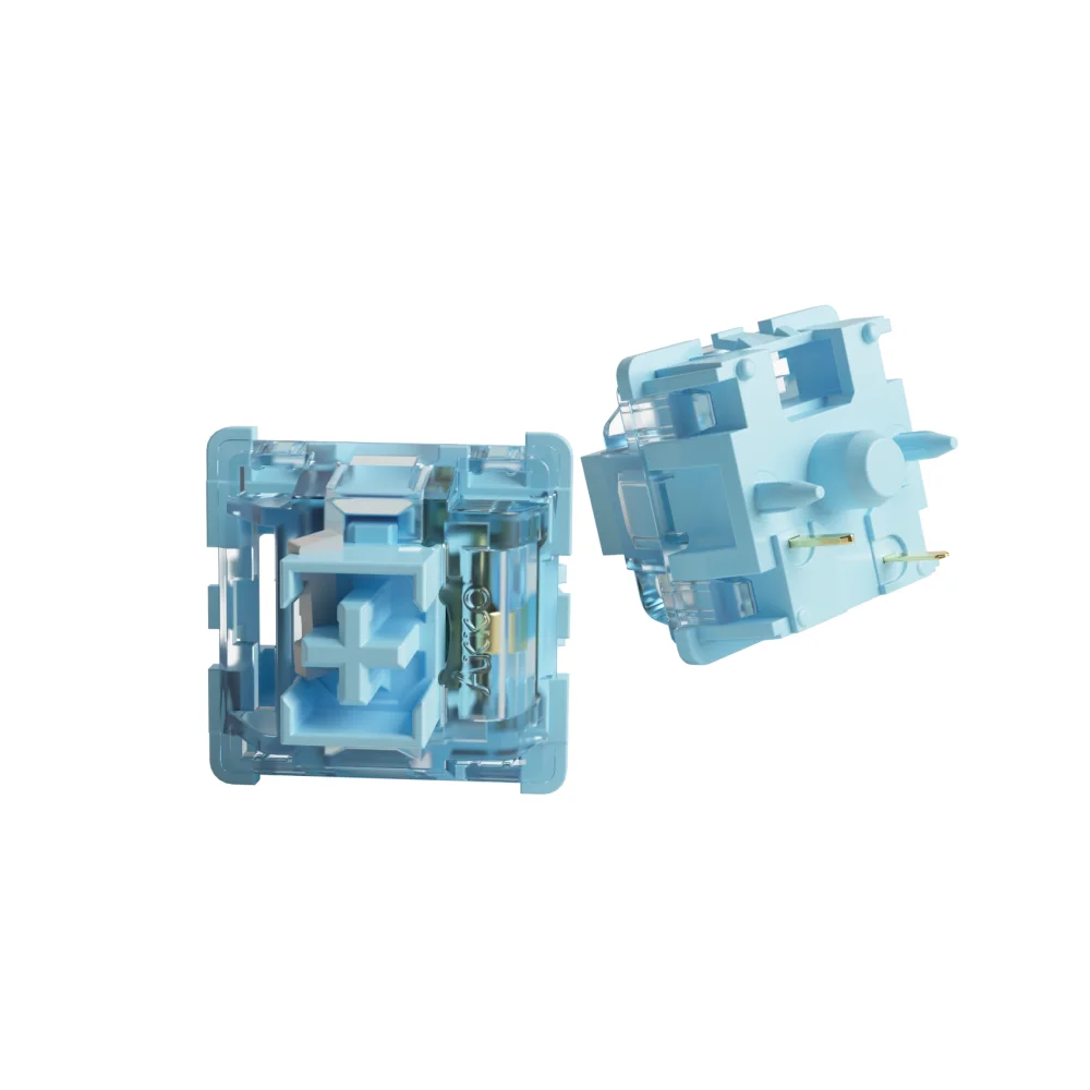 Akko V3 Pro Cream Blue Switch 5 Pin Tactile Switch With Dustproof Stem Compatible with MX Mechanical Keyboard for Gaming(45 pcs)
