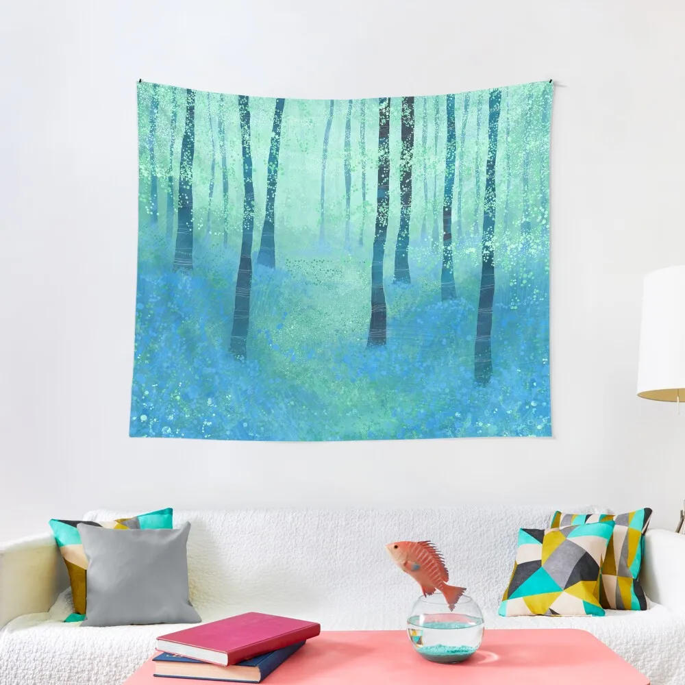 

Bluebells, Challock Tapestry Carpet On The Wall Bedroom Decor Aesthetic Room Decor On The Wall Tapestry