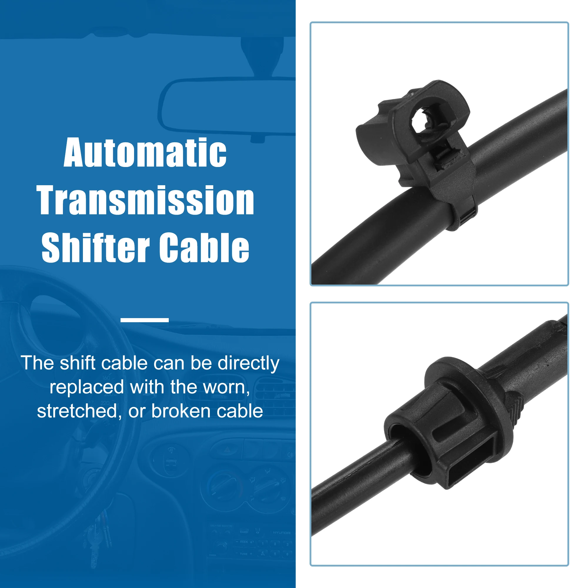 X Autohaux 1 Pcs Auto Transmission Shift Cable Replacer for Chevrolet Express 1500 2009 for Chevrolet Express 2500 3500