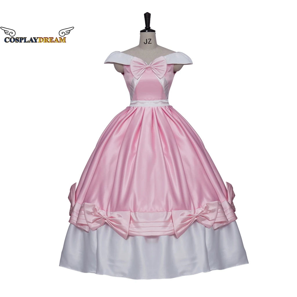 

Женский костюм принцессы для косплея, розовое платье принцессы, нарядное бальное платье, костюм принцессы на Хэллоуин для ролевых игр, карнавальвечерние