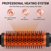 Hatteker – peigne à friser électrique à usage domestique, brosse de coiffure longue et courte, outil de coiffure résistant à la chaleur, boucle intérieure 3